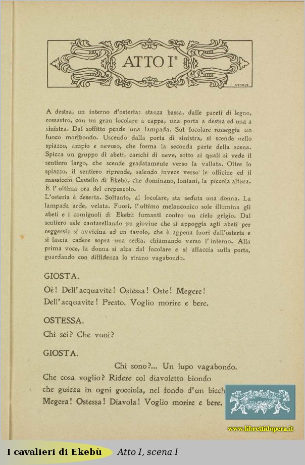 Atto I, scena I